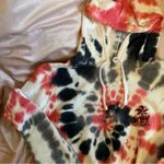 Hurley  Sweater Womens Jacket Tie Dye Cropped Long Sleeve Pullover Size m Photo 2