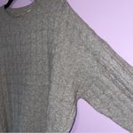 H&M  L Wool Blend Cable Knit Sweater Gray Photo 1