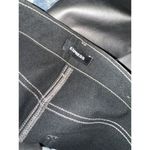 EXPRESS Womens Modern Straight 2 Brown Faux High Waisted Leather Pants Photo 10