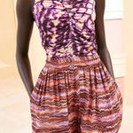 Ulla Johnson NWT Women's Size 10 100% Silk Alina Shorts in Purple Sapphire Photo 0