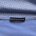 Brandy Melville Light Blue & White Summer Floral Amara Dress ~ Womens S (?) Photo 6