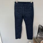 Lee Slimming Fit Slim Straight Jeggings Jean Leggings Women’s Size 12 Dark Wash Photo 5