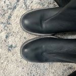 Free People  Essential Knee High Boot Navy Blue Leather Size 39 / US 8.5-9 Photo 5