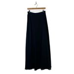 Michaelangelo  Chiffon Flowy A-Line Maxi Skirt Womens 12 Black Formal Event Photo 1