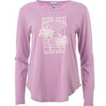 Ron Jon  Pink Long Sleeve Graphic Tee Photo 0