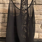 American Dream ‎ Sheer Tank with Lace racerback style Photo 0