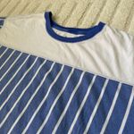 Free People Movement Lineback Logo Tee Size Medium Blue Photo 3