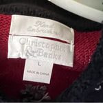 Christopher & Banks  Hand Embroidered Sweater Vest Photo 4