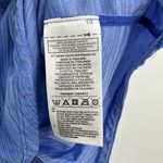 Adidas Size Medium heathered blue tank top cross x back with cut out climalite Photo 5