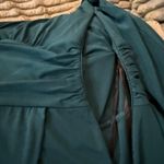 Rachel Rachel Roy XL Teal Blue Long‎ Sleeve Faux Wrap Midi Dress Photo 7