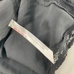 Free People  Black V-Neck Lace Trim Sleeveless Top Womens S flowy oversized boho Photo 5