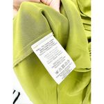 Sau Lee Heidy Green One Shoulder Satin Faux Wrap Mini Dress Size 14 Photo 4