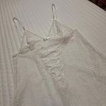 Victoria's Secret Victoria’s Secret Sheer Lace White Lingerie Chemise Slip M Medium Ribbon Accents Photo 12
