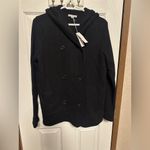 James Perse  Black Double-Breasted Pea Coat Photo 8