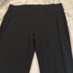 Dana Buchman  L black jersey pants flattering flat front back pocket nwot Photo 3