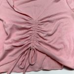 Princess Polly  Pink Drawstring Ruched Top Photo 2