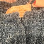 Cottagecore Flower Embroidered Blue Sweater size small Vintage Photo 11