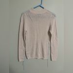 ZARA  Sweater Women Size Large Beige Wool Alpaca Pullover Knit Crew NEW Photo 2