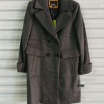 Sam Edelman Women's Wool Blend Peacoat Size 4 Gray Double Breasted Winter Coat Photo 4