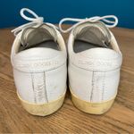 Golden Goose  Superstar Smock White Distressed Leather Lace Up Sneakers Size 36/6 Photo 2