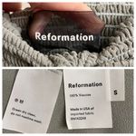 Reformation  Hibiscus Strapless Maxi Dress in Seafoam Size Small Photo 10