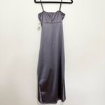 Windsor Bre Formal Satin Ruched Midi Dress small Photo 7