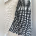 RD Style NWT  oversized black / cream acrylic blend open front cardigan; size S Photo 2