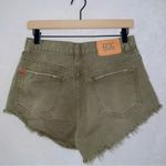 Urban Outfitters BDG Olive Green High Waisted Cheeky Shorts size 28 Photo 3