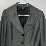 Alex Marie Gray Shimmer 3 Button Blazer w Shawl Collar Women’s Size 8 Lined Photo 2