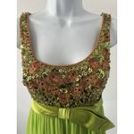 Saks 5th Avenue Vtg 60s Saks Fifth Avenue Lime Green Sequin MOD RETRO MAD MEN Dress Sz: S Photo 5
