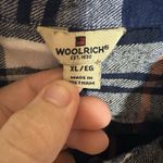 Woolrich Women’s XL Flannel Shirt Plaid Button Up Wool Blend Long Sleeve Casual Top Photo 8