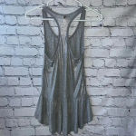 Lorna Jane Activewear Gray Glitter Ruffled Racerback Tank Size XS Photo 1