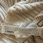 Ashley by 26 International Cream Ribbed Knit Crew Neck Sweater Sz M Preppy Minimalist Photo 11