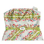 Liz Claiborne Spring Parade Strapless A-line Dress 10 White Floral Cottage NWT Photo 6