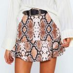 Nasty Gal Snakeskin Mini Skirt Photo 0