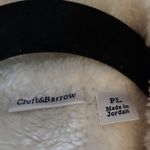 Croft & Barrow  CREAM FLEECE FAUX FUR TRIM CARDINAL BRANCH EMBROIDERED VEST PL Photo 8