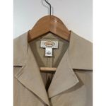 Talbots  Women’s  Minimalist Linen Summer Blazer 4 Khaki Photo 2