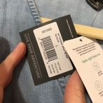 Eddie Bauer  Chambray Tranquil Tencil Wrap Boxy Long Sleeve Blouse Womens LP Blue Photo 7