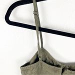 Rails  Harper Olive Green Linen Blend Belted Waist Pockets Jumpsuit, Size Small Photo 6