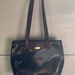 Brahmin  Black And Brown Tote Purse Large Bag 10x9x6 Photo 0