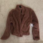 Old Navy  Brown Fuzzy Zip-Up Photo 0