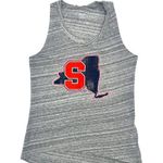 NCAA Syracuse University Orange Women's Tank Top in Steel Grey, Medium Gray Photo 0