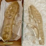 Wild Fable Women's Poppy Ankle Strap Sandals -‎  Light Gold 8.5 Photo 1