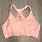 Adidas Pink Logo Print Sports Bra - Size Small Photo 0
