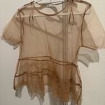 ZARA Sheer Top Photo 0