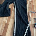 Y2K Striped Dress Pants Black & Blue Size undefined Photo 6