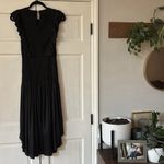 Ulla Johnson Ulla Johnson Coco Midi Dress Noir Black Size 6 Smocked Top Ruffle Sleeve Midi Photo 12