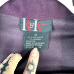 R&K Originals Vintage Plum Purple Velour Long Button Blazer Jacket & Midi Dress Size 10 Photo 7