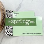 The Spring Shop Metallic Gold Faux Leather Bangle Bracelet Keychain Keyring Photo 2