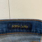 Lucky Brand EUC  women’s blue medium wash Sofia capri denim jeans‎ summer stretch Photo 5